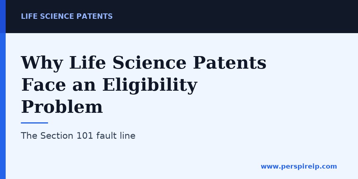 Life science patents and the Section 101 eligibility problem after Mayo and Myriad