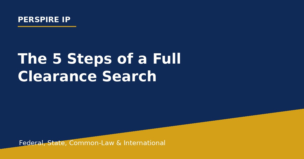 five steps of a comprehensive trademark search across classes
