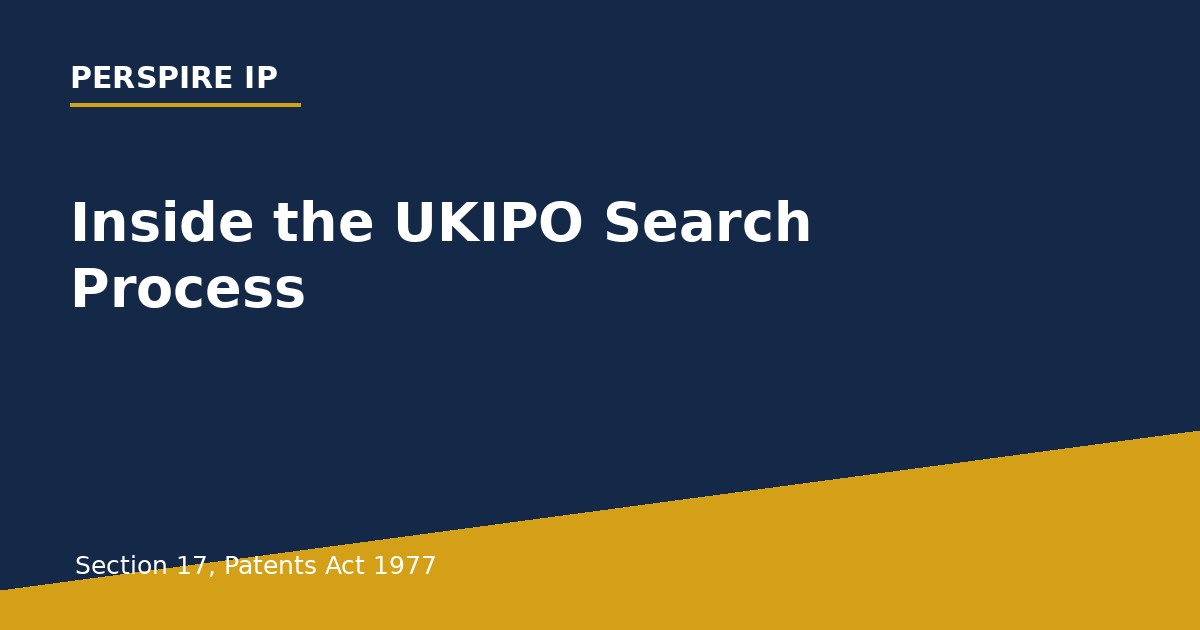 inside the UKIPO prior art search process under section 17