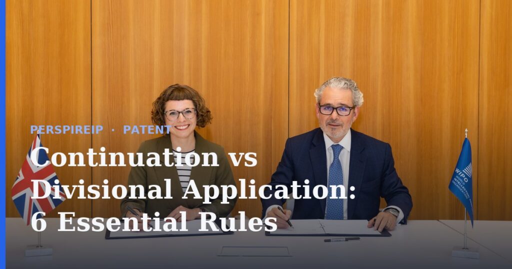 Continuation vs divisional application filing decision