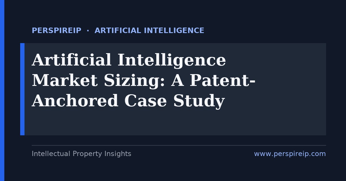 artificial intelligence market sizing — PerspireIP case study