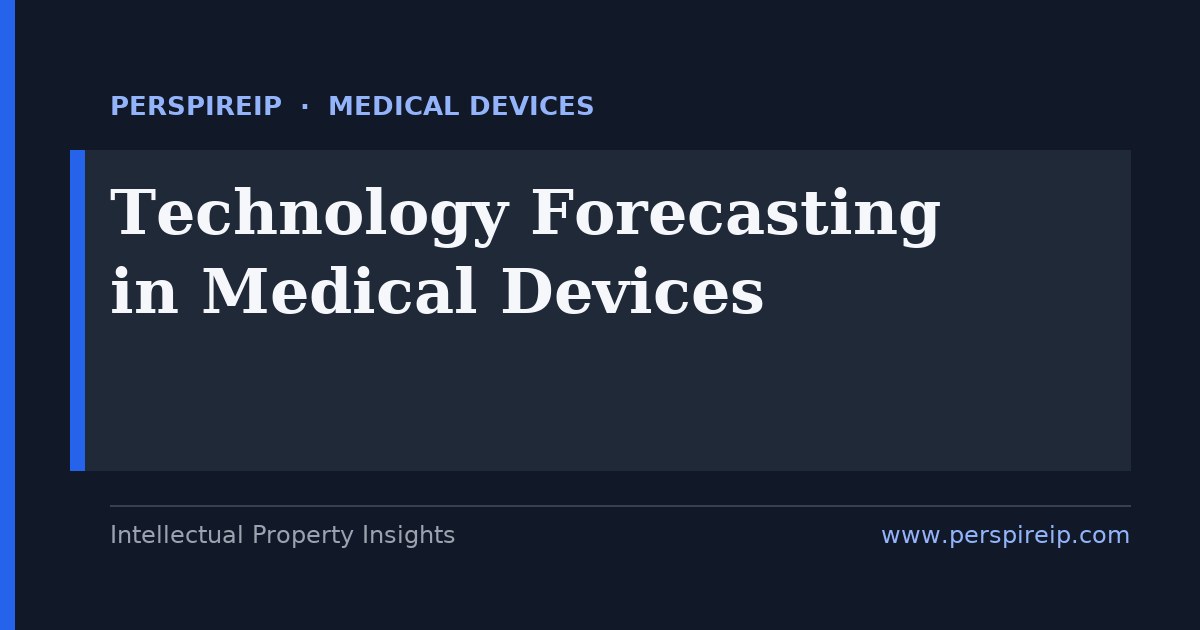 Technology forecasting case study for a surgical-robotics medical-device decision