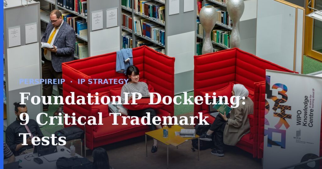 FoundationIP docketing evaluated against USPTO trademark maintenance and Madrid Protocol deadlines