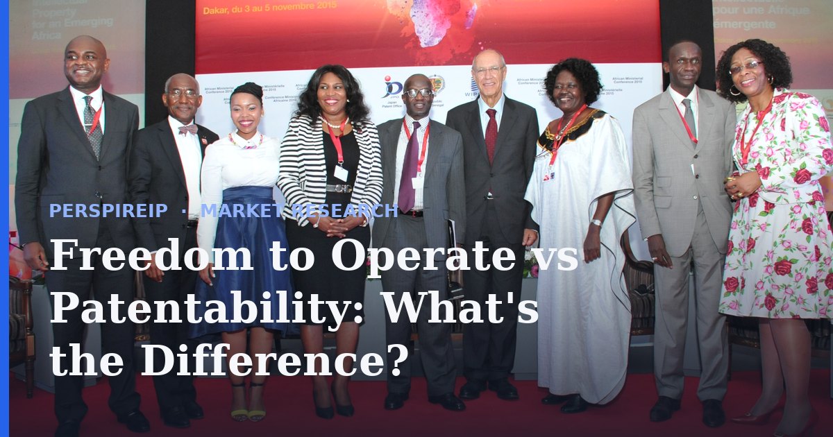 Freedom to operate vs patentability decision flow