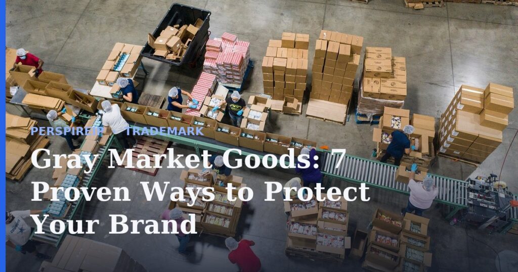 Gray market goods being sold outside authorized retail channels