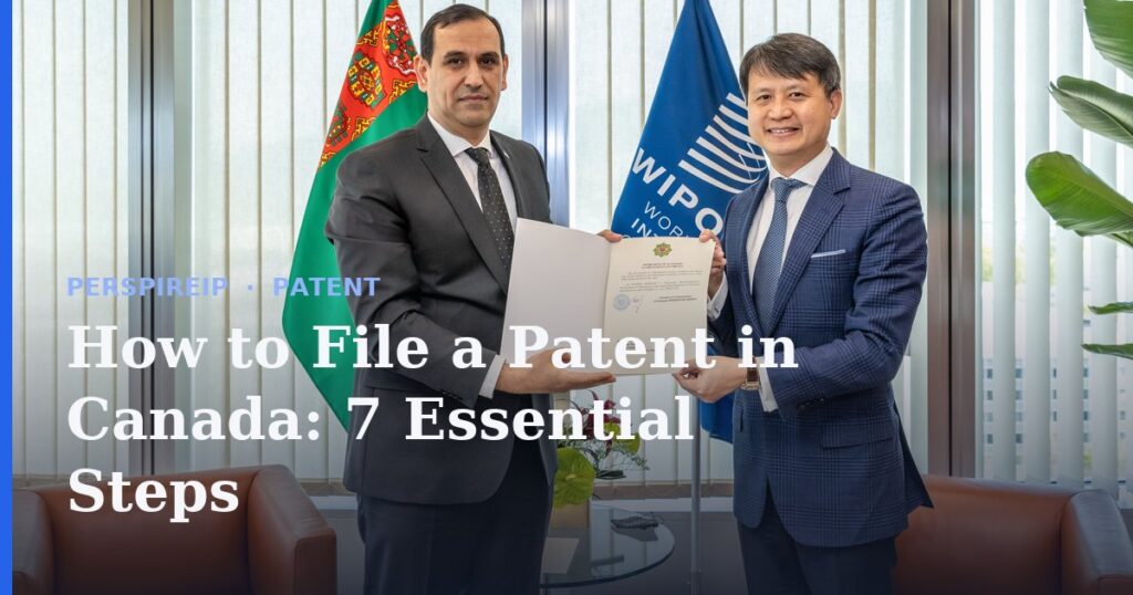 How to file a patent in Canada with CIPO