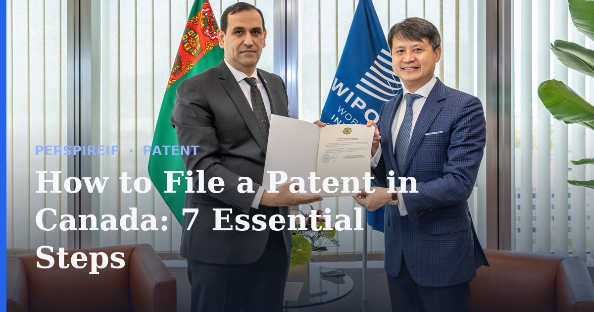 How to file a patent in Canada with CIPO