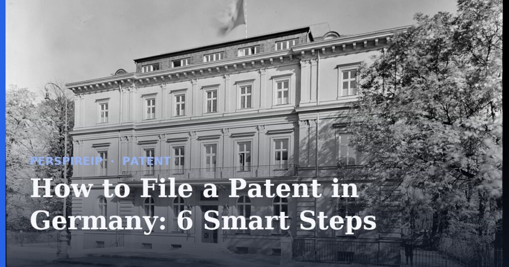 How to file a patent in Germany at the DPMA