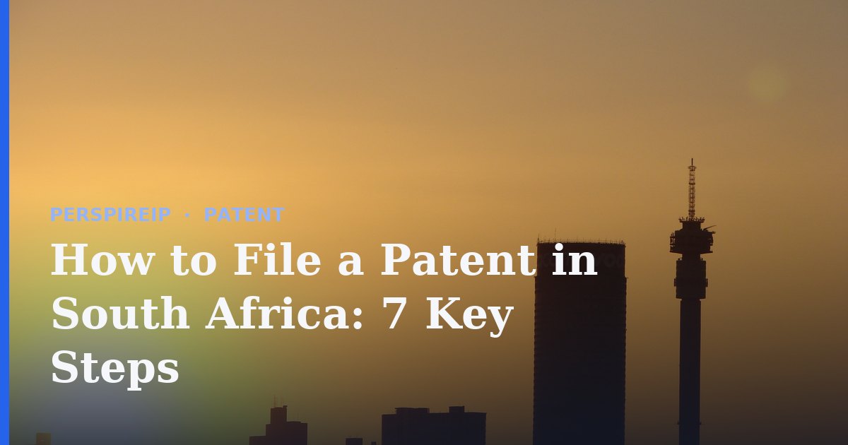 Attorney preparing paperwork to file a patent in South Africa