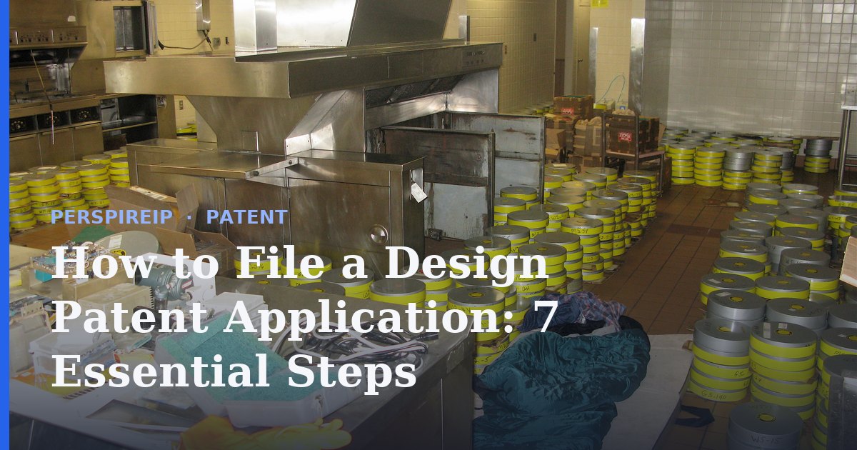 Filing a design patent application with the USPTO
