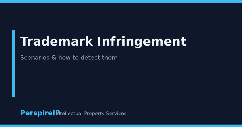 Trademark infringement detection and brand protection concept