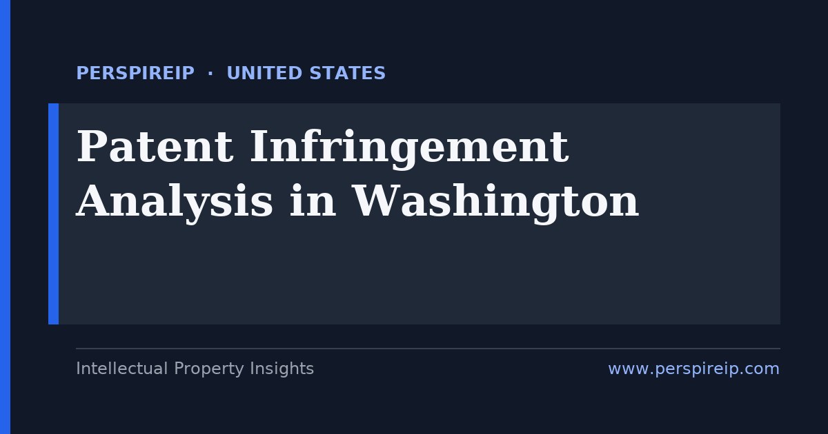 patent infringement analysis Washington DC Federal Circuit and ITC Section 337 claim-chart study by PerspireIP