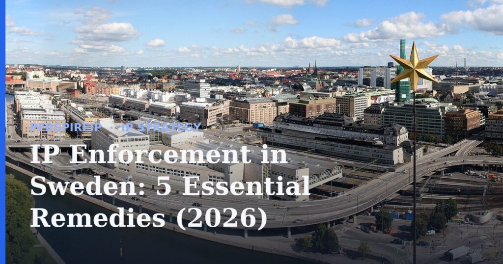 IP enforcement in Sweden at the Patent and Market Court in Stockholm