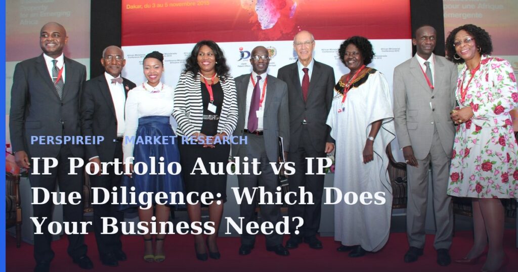 IP portfolio audit vs due diligence comparison for IP owners