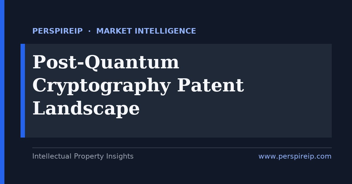 Post-quantum cryptography patent landscape after NIST's 2024 standards