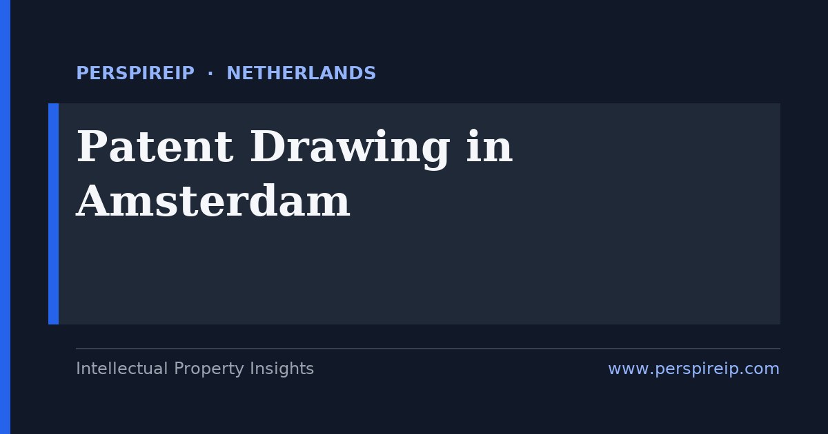patent drawing Amsterdam service by PerspireIP covering Octrooicentrum Nederland, EPO and PCT figure requirements