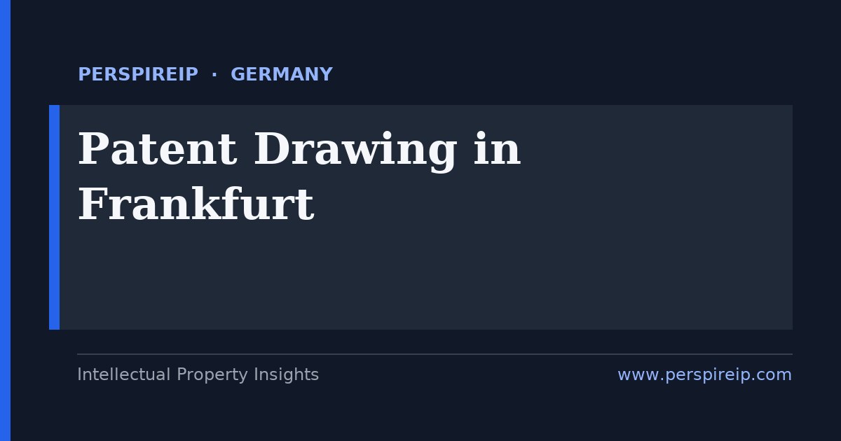 patent drawing Frankfurt draftsman preparing DPMA and EPO figures
