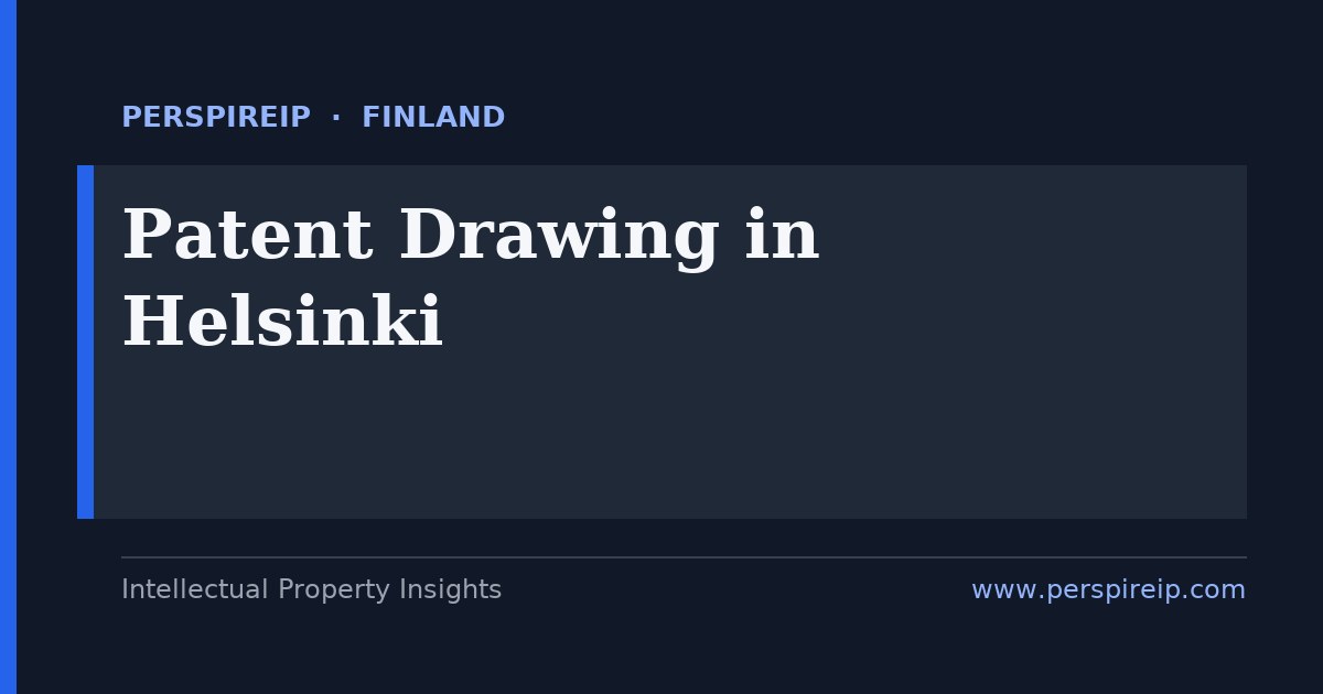 patent drawing Helsinki PRH and EPO compliant figures prepared by PerspireIP
