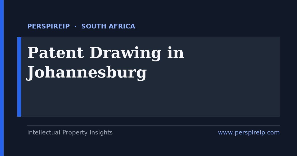patent drawing Johannesburg sheets prepared to CIPC formal requirements by PerspireIP
