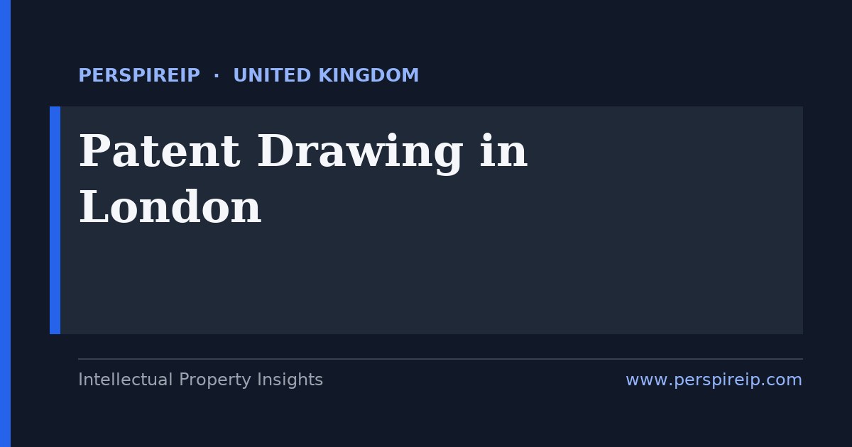 patent drawing London UKIPO and EPO compliant figures prepared by PerspireIP