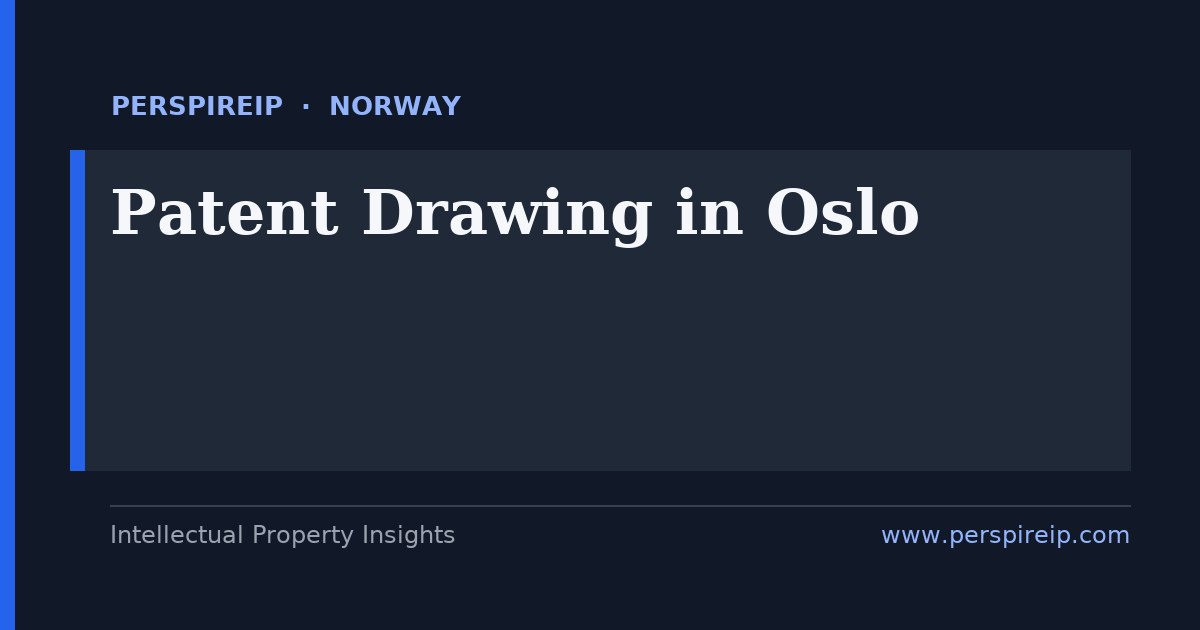 patent drawing Oslo Patentstyret and EPO compliant figures prepared by PerspireIP