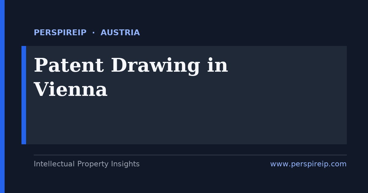 patent drawing Vienna figures prepared to Austrian Patent Office, EPO and PCT standards by PerspireIP
