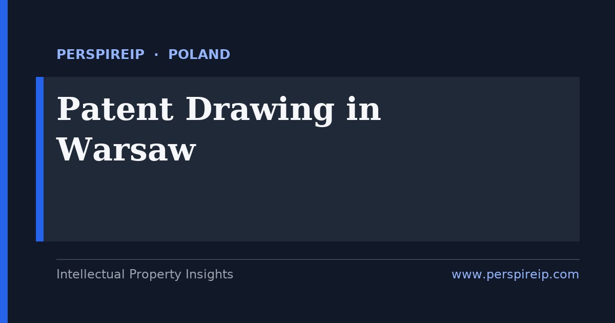 patent drawing Warsaw UPRP and EPO compliant figures prepared by PerspireIP