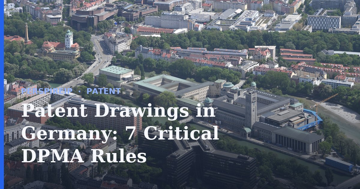 Patent drawings in Germany prepared to DPMA Annex 2 standards