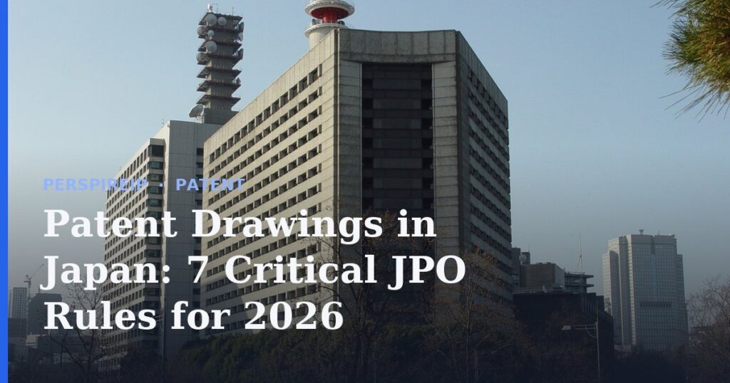 Patent drawings in Japan prepared to JPO standards for a Japanese patent application