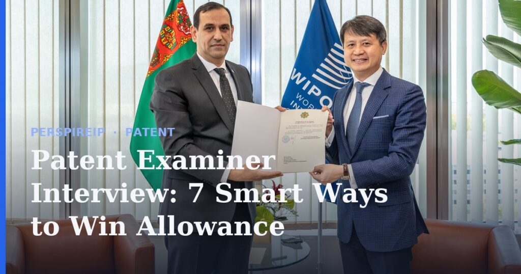 Patent examiner interview between an attorney and USPTO examiner