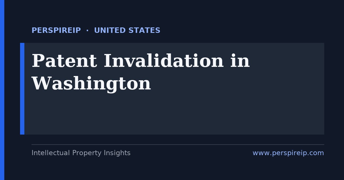 patent invalidation Washington DC ITC Section 337 prior-art search by PerspireIP