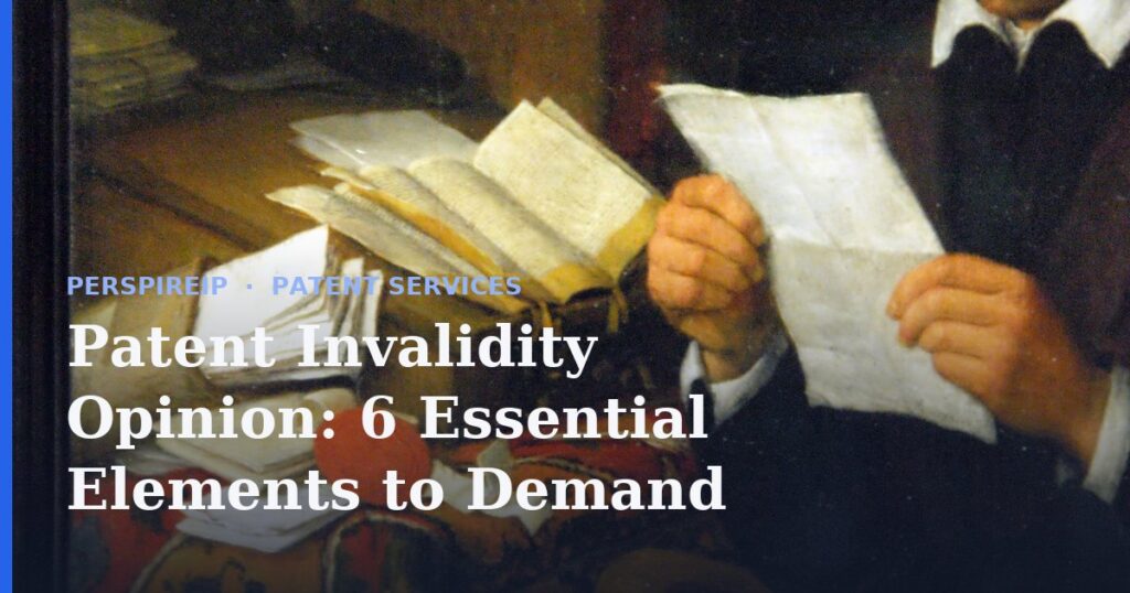 Patent invalidity opinion analysis with prior art claim charts