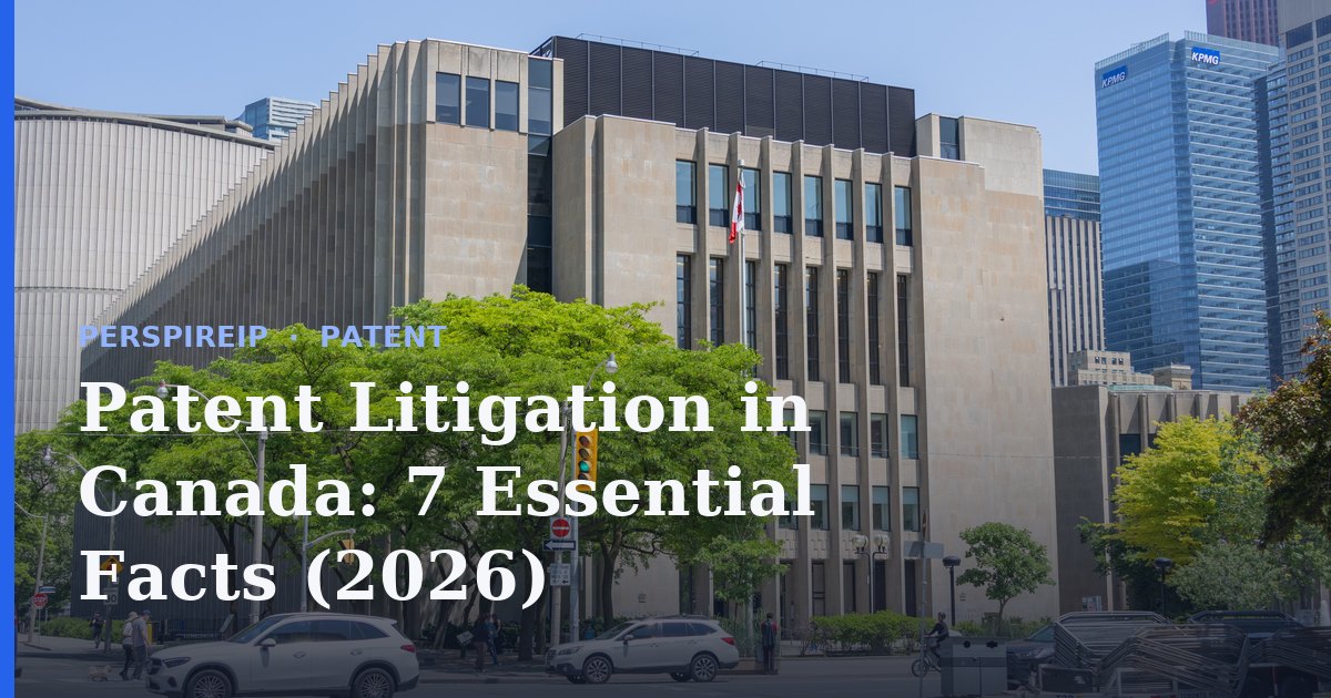 Patent litigation in Canada before the Federal Court