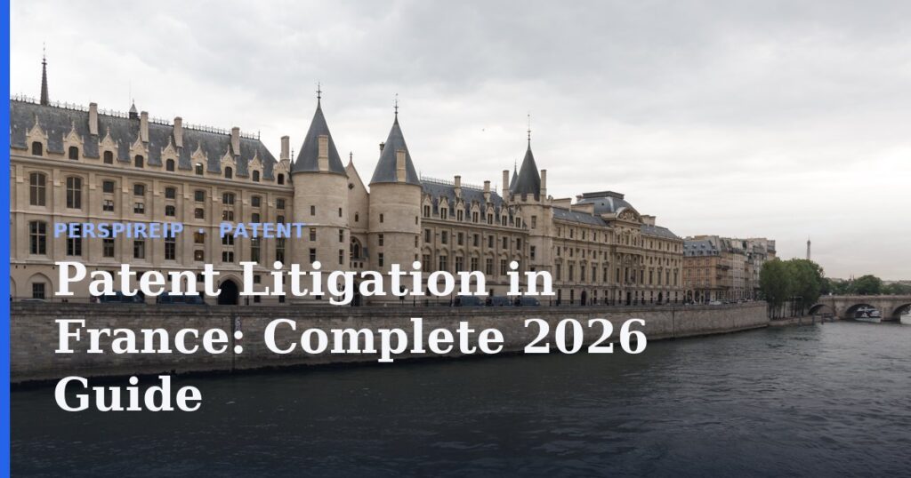 Patent litigation in France courtroom in Paris
