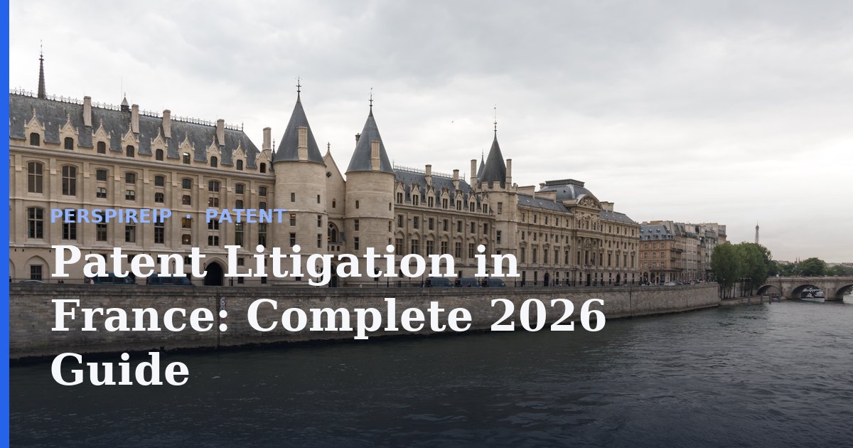 Patent litigation in France courtroom in Paris