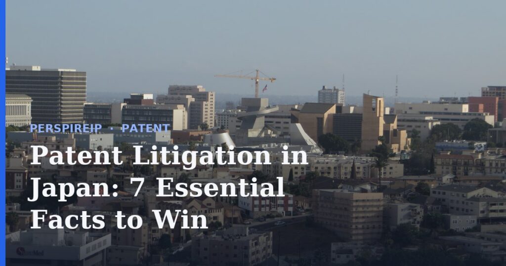 Patent litigation in Japan at the Tokyo District Court