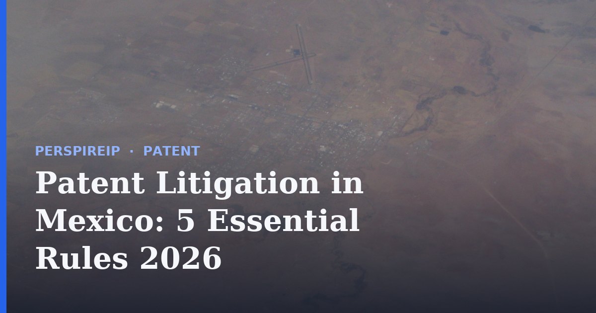Patent litigation in Mexico handled administratively by IMPI