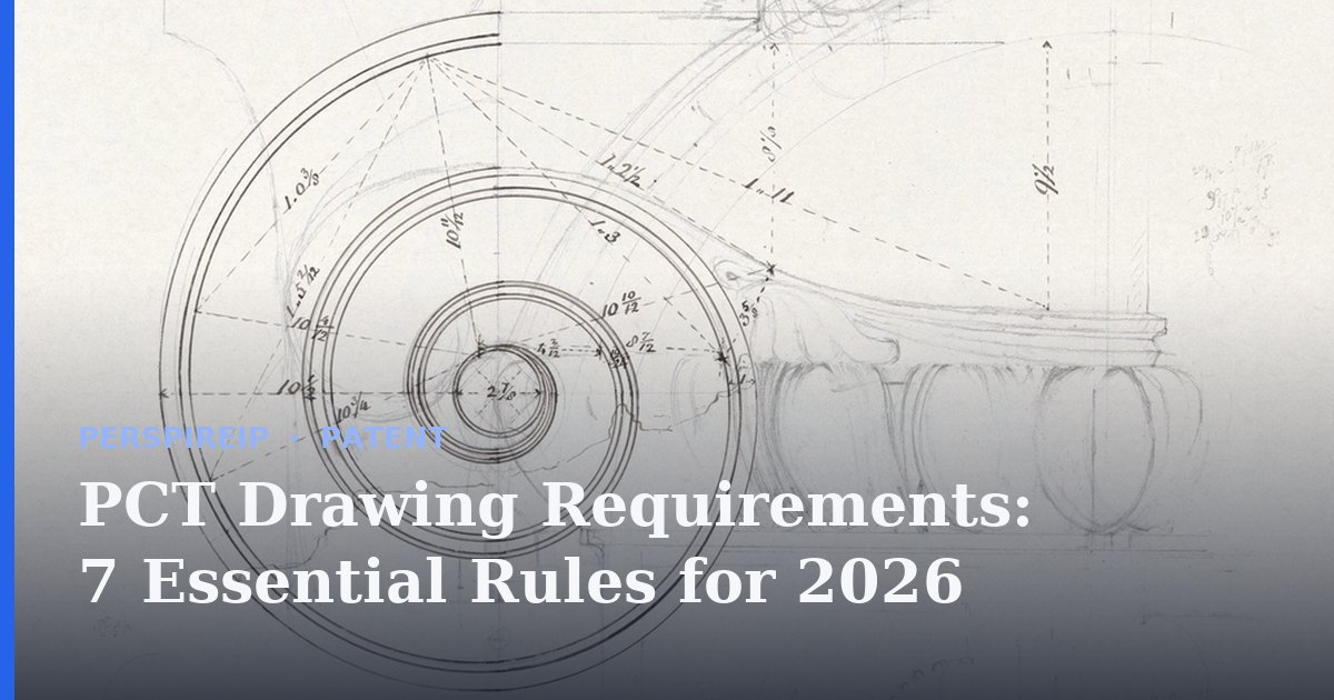 PCT drawing requirements for an international patent application