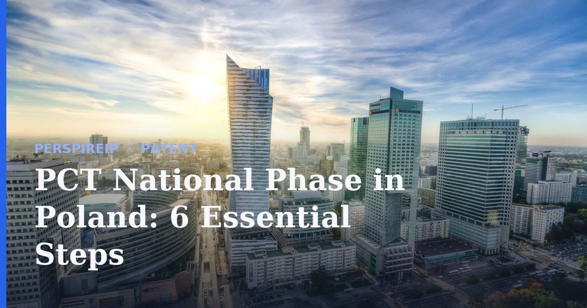 PCT national phase in Poland filed at the UPRP