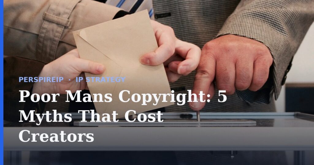 Poor mans copyright myth of mailing your work to yourself