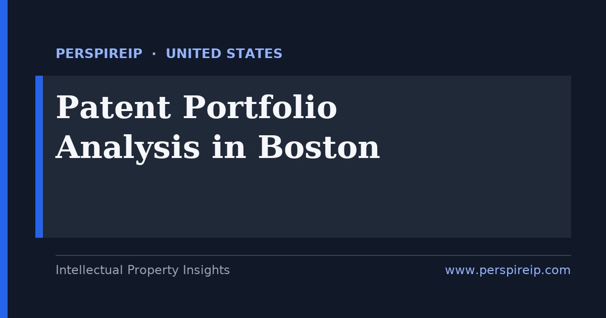 patent portfolio analysis Boston mapping a Kendall Square biotech patent estate across Bayh-Dole obligations, PTE and biologics lifecycle