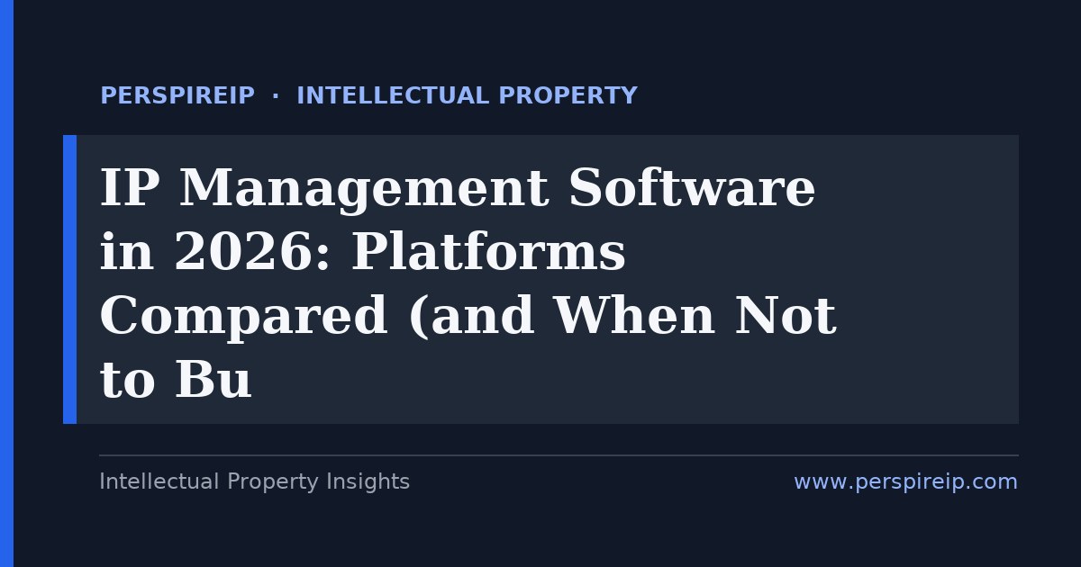 ip management — PerspireIP