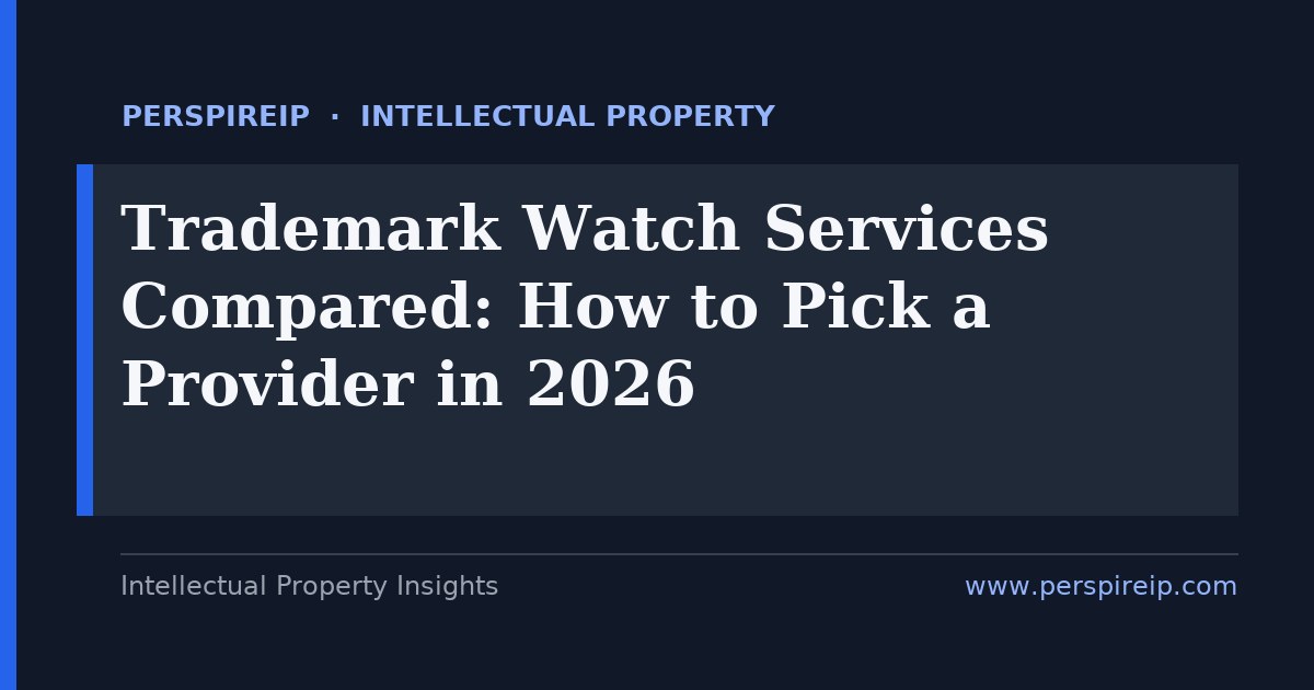 Trademark Watch — PerspireIP
