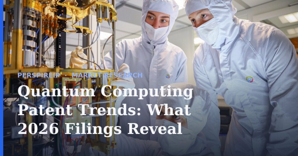 Quantum computing patent trends across qubit hardware and error correction filings