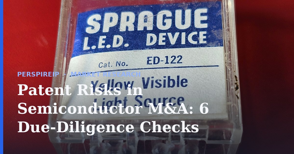 Semiconductor patent due diligence review for an M&A deal