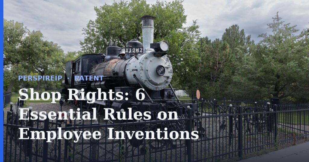 Shop rights to an employee invention developed in a company workshop