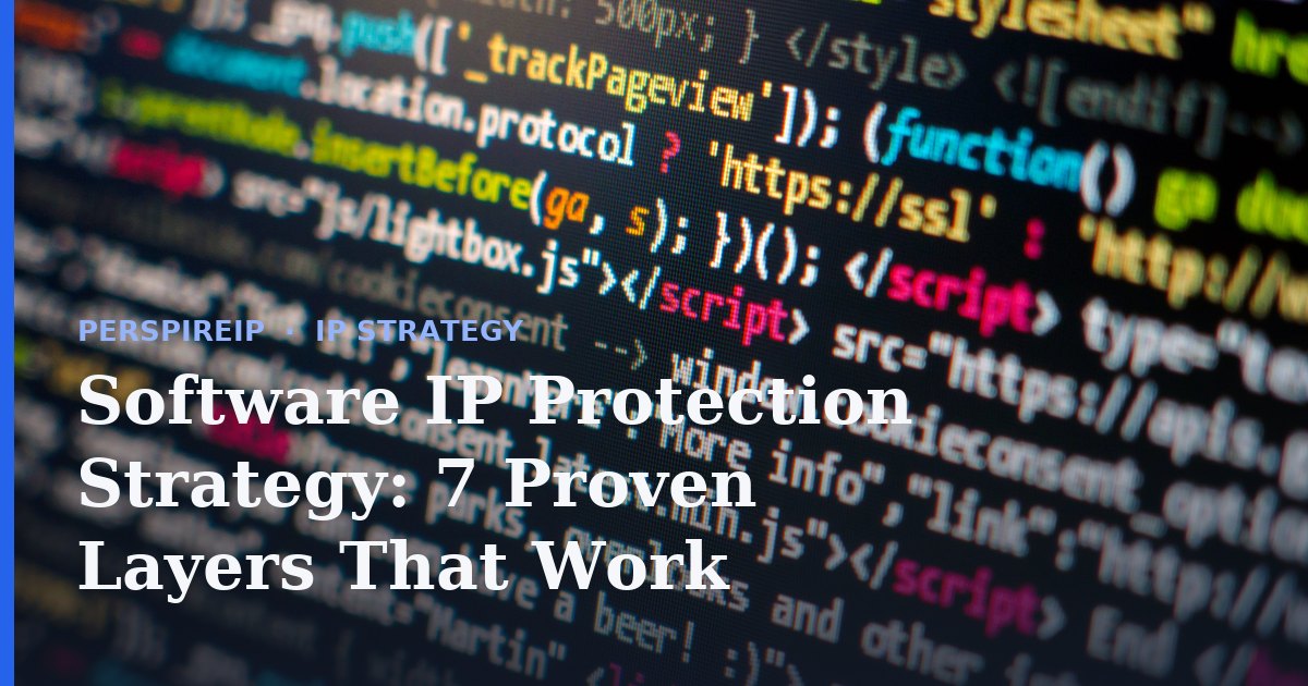 Software IP protection strategy planning session with developers