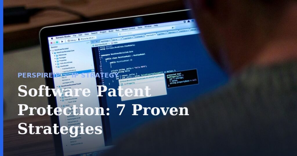 Software developer and patent attorney planning software patent protection