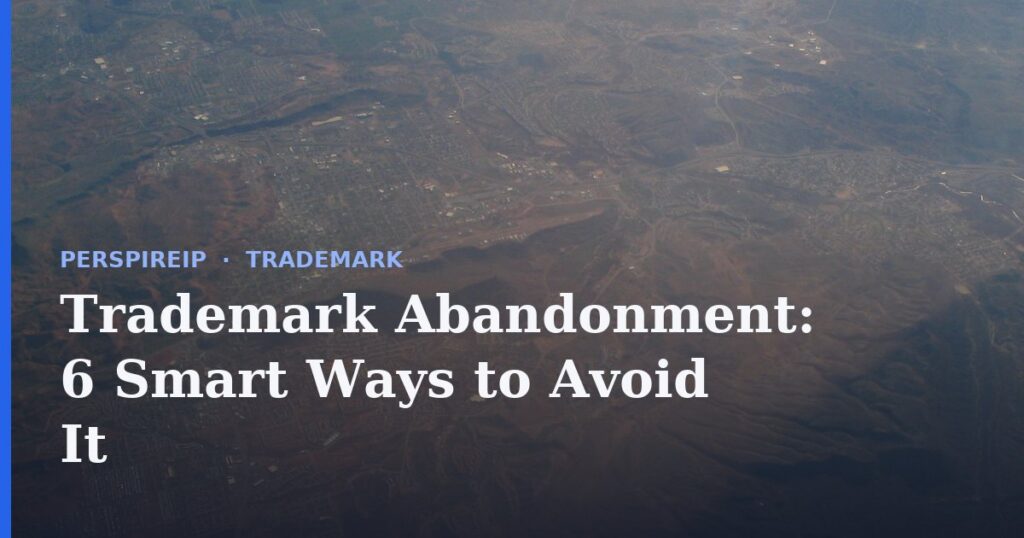 Brand owner reviewing files to prevent trademark abandonment