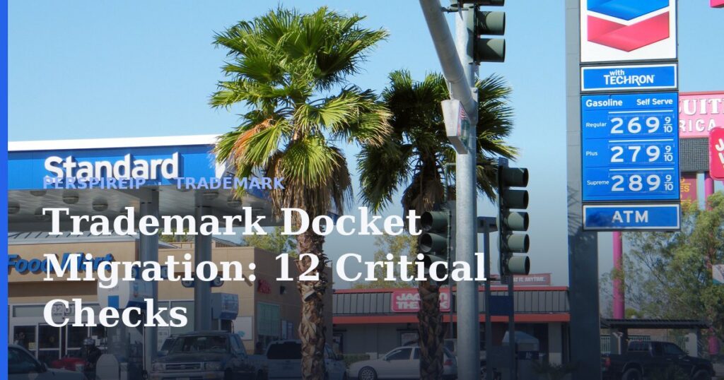 trademark docket migration verification against USPTO TSDR records